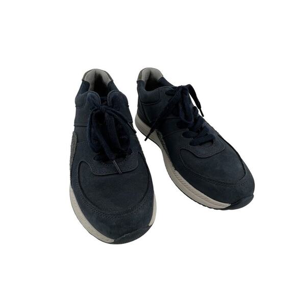 Everlane Dark Blue Sneakers Shoes Women's Size 8 Leather Upper - Picture 2 of 6